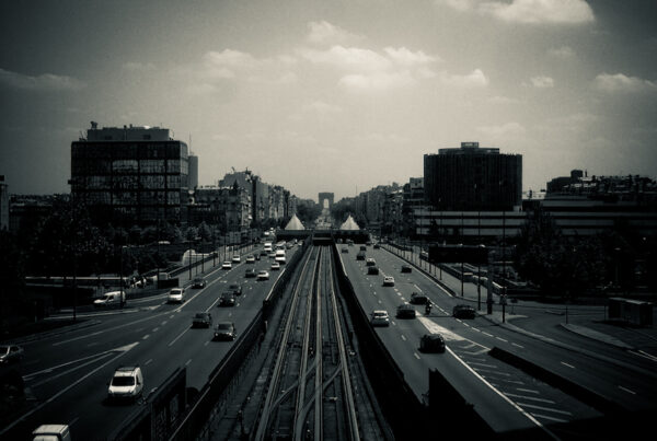 Vue sur l'Arc de Triomphe