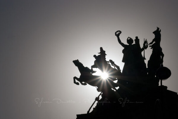 Statues de chevaux