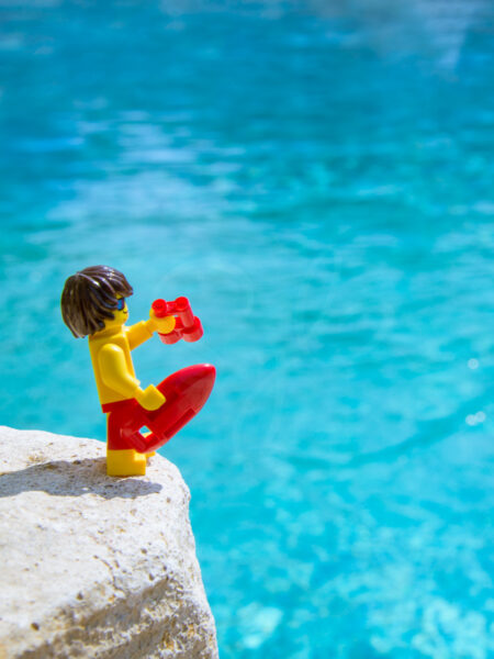 Lego Sauveteur à la piscine
