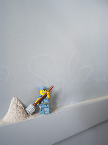 Lego nettoie le chantier