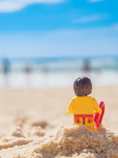 Lego Sauveteur sur la plage
