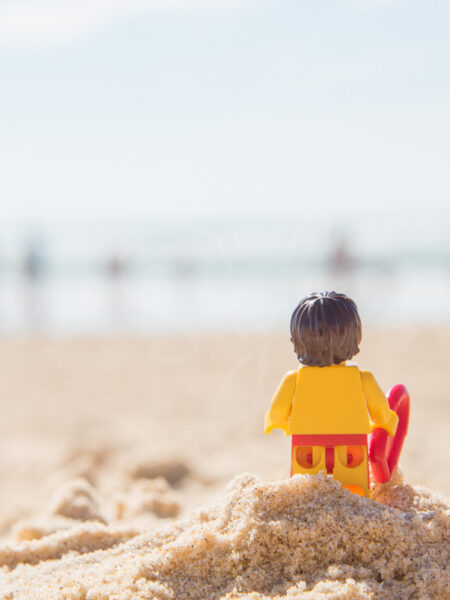 Lego Sauveteur sur la plage