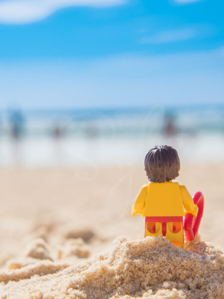 Lego Sauveteur sur la plage