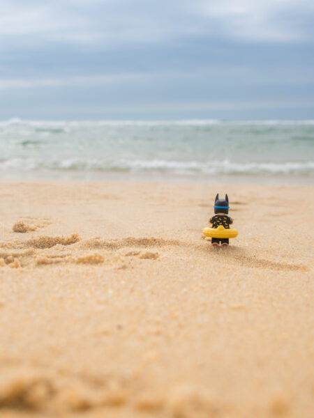 Batman à la plage