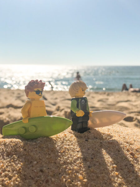 Retour des surfeurs Lego