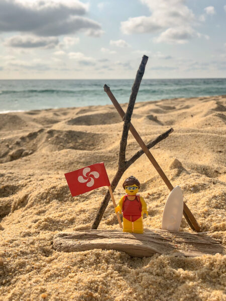 Lego en vacances à la plage