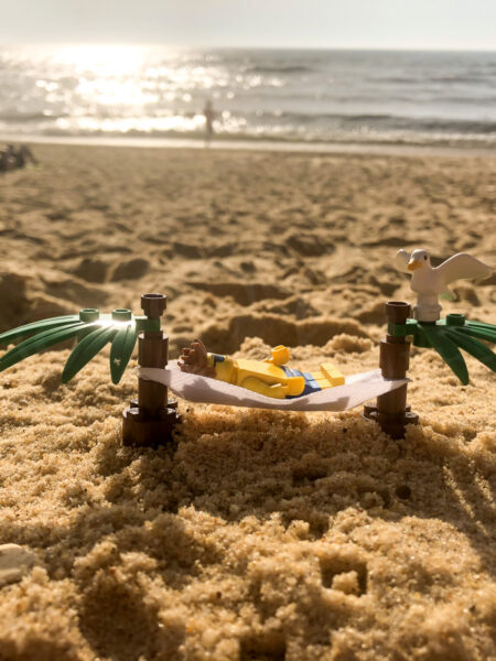 Lego en vacances à la plage