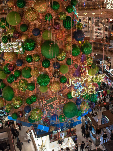 Sapin de Noël des Galeries Lafayette