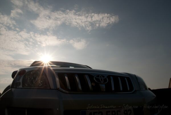 Car and Sun