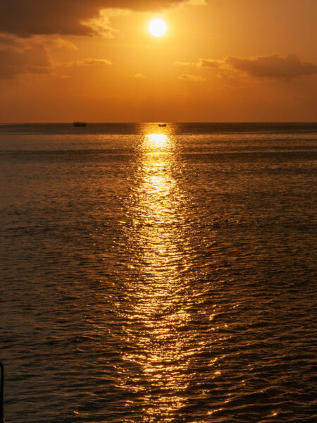 Coucher de soleil au paradis