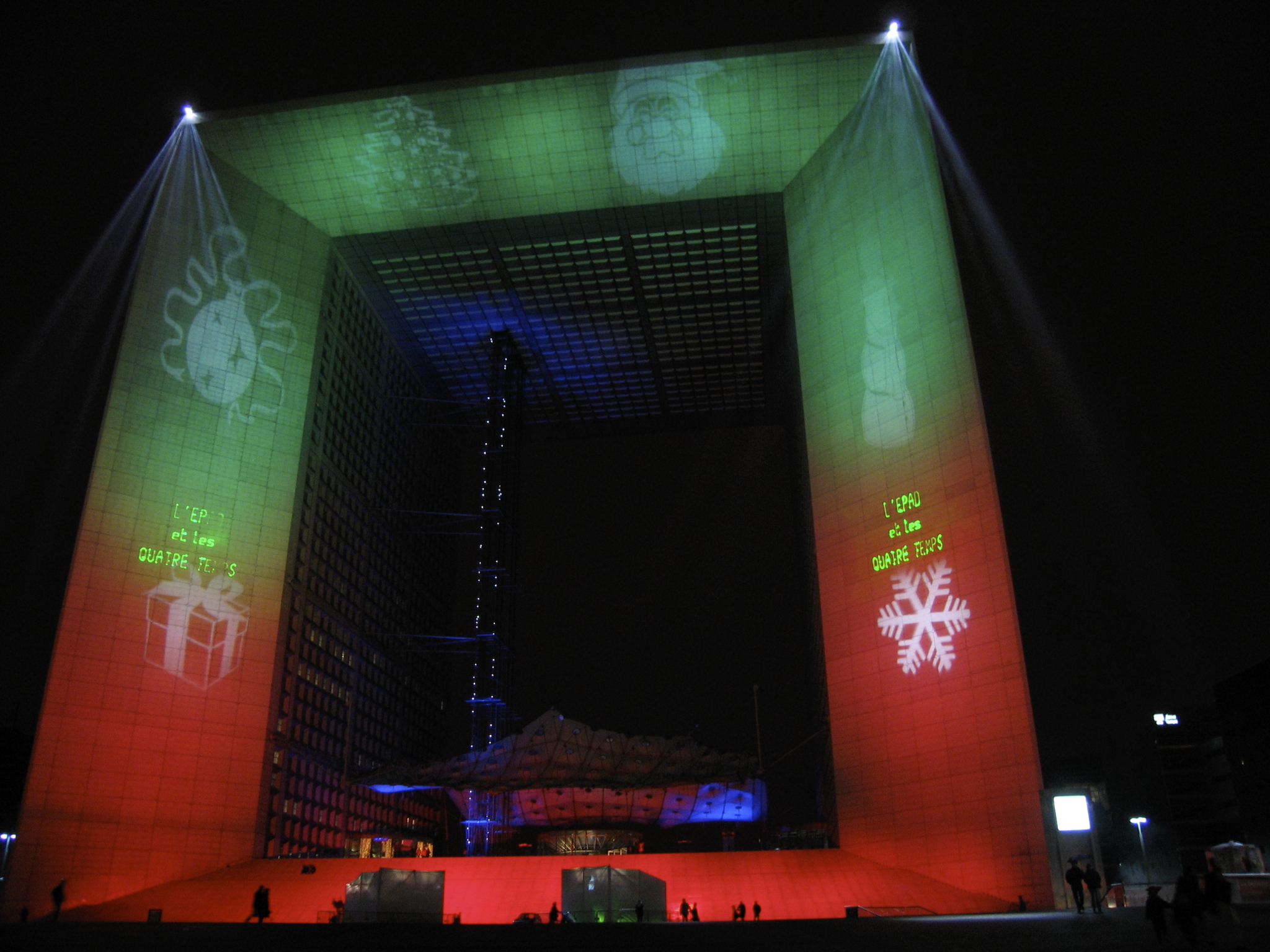 Illuminations de La Grande Arche de La Défense