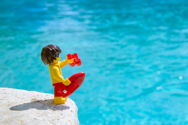 Lego Sauveteur à la piscine