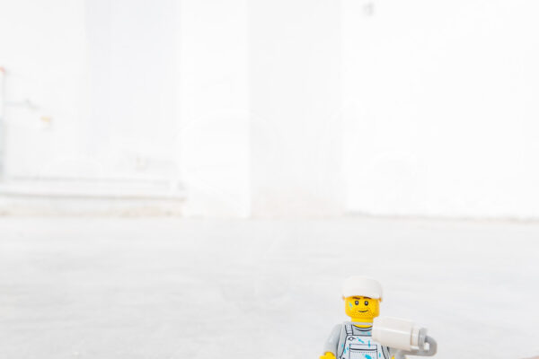 Lego peintre sur le chantier