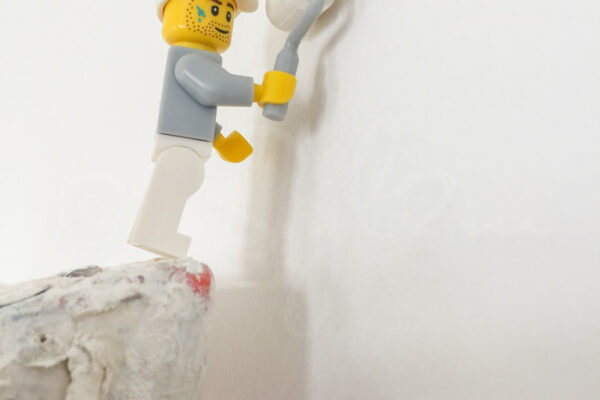 Lego peintre sur le chantier