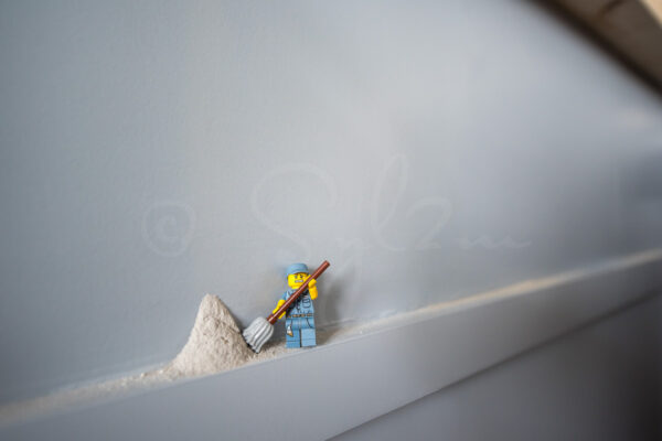 Lego nettoie le chantier