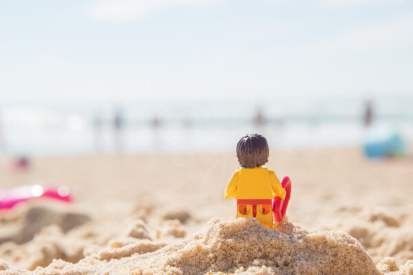 Lego Sauveteur sur la plage