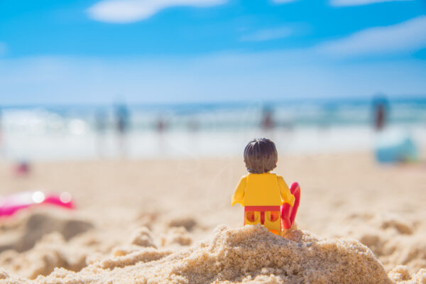 Lego Sauveteur sur la plage