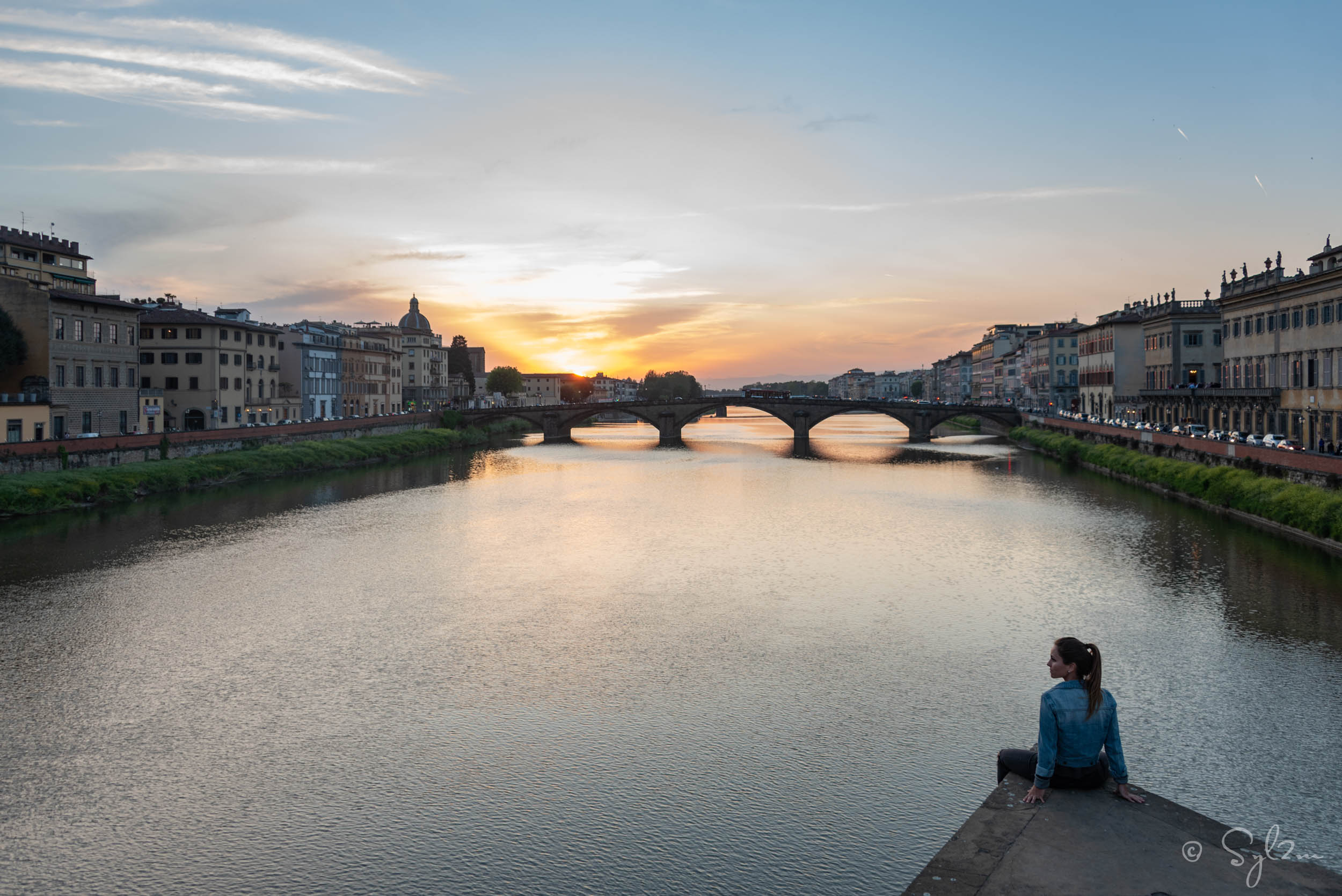 La femme et le pont @Florence