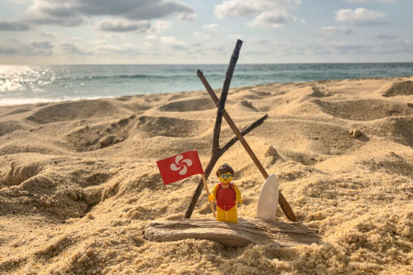 Lego en vacances à la plage